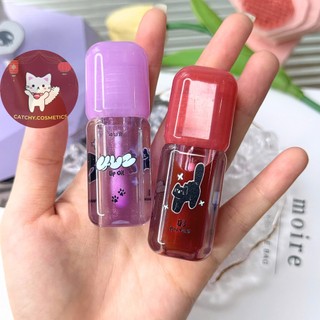 [4U2] Son Dưỡng Lip Oil 4U2 Mèo Đen, Son Dưỡng Căng Mọng, Mềm Môi (OIL)