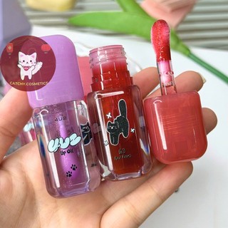 [4U2] Son Dưỡng Lip Oil 4U2 Mèo Đen, Son Dưỡng Căng Mọng, Mềm Môi (OIL)