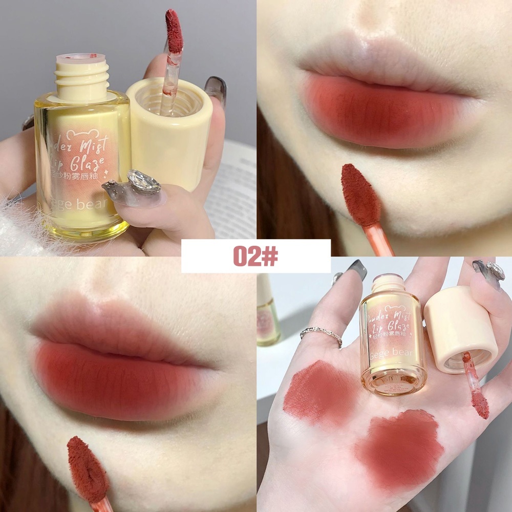 Son Lì, Son Lì Không Trôi Chính Hãng Gege Bear Chất Nhung Lì Chống Trôi - GX1107