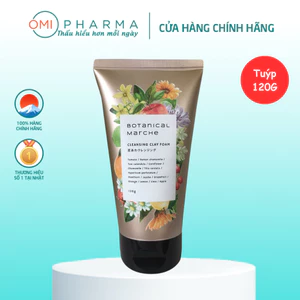 Sữa Rửa Mặt Tạo Bọt Botanical Marche Chiết Xuất Thực Vật Và Đất Sét Tự Nhiên S Select Nhật Bản (120G/Tuýp)