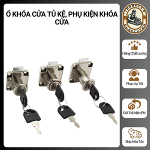 Ổ Khóa Cửa Tủ Kệ, Phụ Kiện Khóa Cửa - Chắc Chắn, An Toàn, Chống Gỉ Sét 22MM, 33MM Thép Mạ Crom