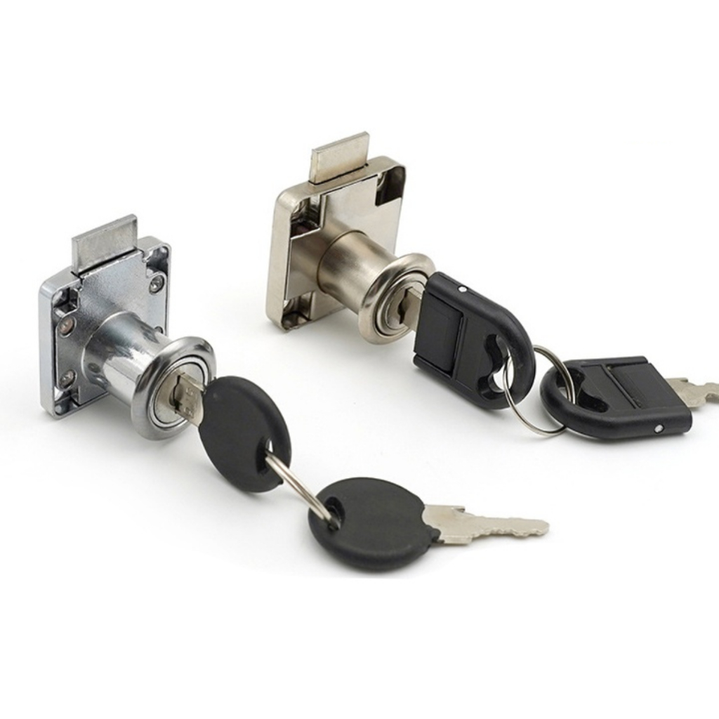 Ổ Khóa Cửa Tủ Kệ, Phụ Kiện Khóa Cửa - Chắc Chắn, An Toàn, Chống Gỉ Sét 22MM, 33MM Thép Mạ Crom