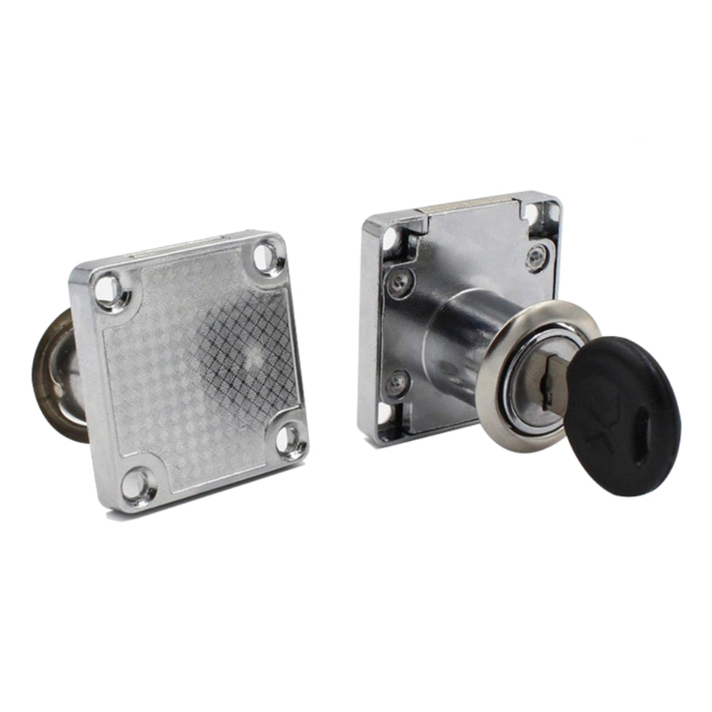 Ổ Khóa Cửa Tủ Kệ, Phụ Kiện Khóa Cửa - Chắc Chắn, An Toàn, Chống Gỉ Sét 22MM, 33MM Thép Mạ Crom