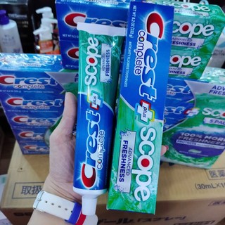 Kem Đánh Răng Crest Scope Complete Whitening Outlast Ultra - Active Foam 232GR - CÔ THƯ MARKET