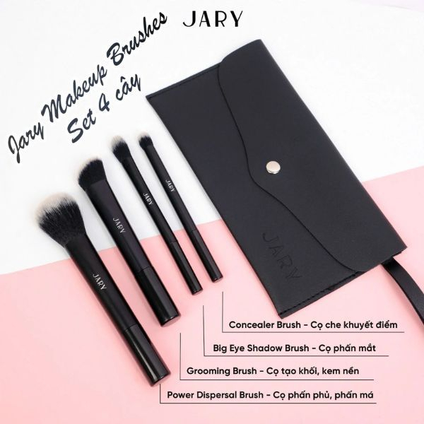 Bộ Cọ Trang Điểm Jary Makeup Brush 8 Cây Và 4 Cây Cocolux