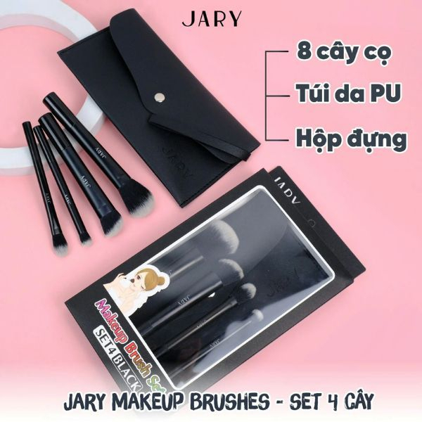 Bộ Cọ Trang Điểm Jary Makeup Brush 8 Cây Và 4 Cây Cocolux
