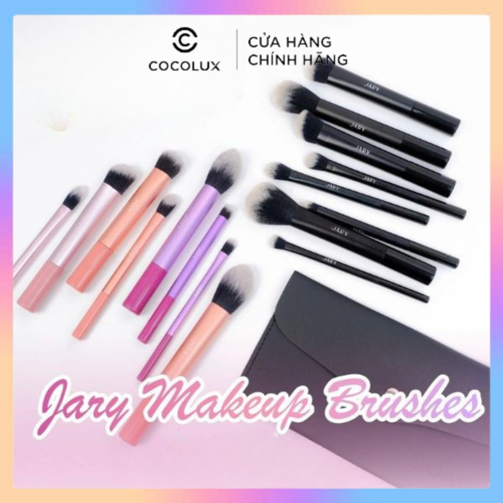 Bộ Cọ Trang Điểm Jary Makeup Brush 8 Cây Và 4 Cây Cocolux