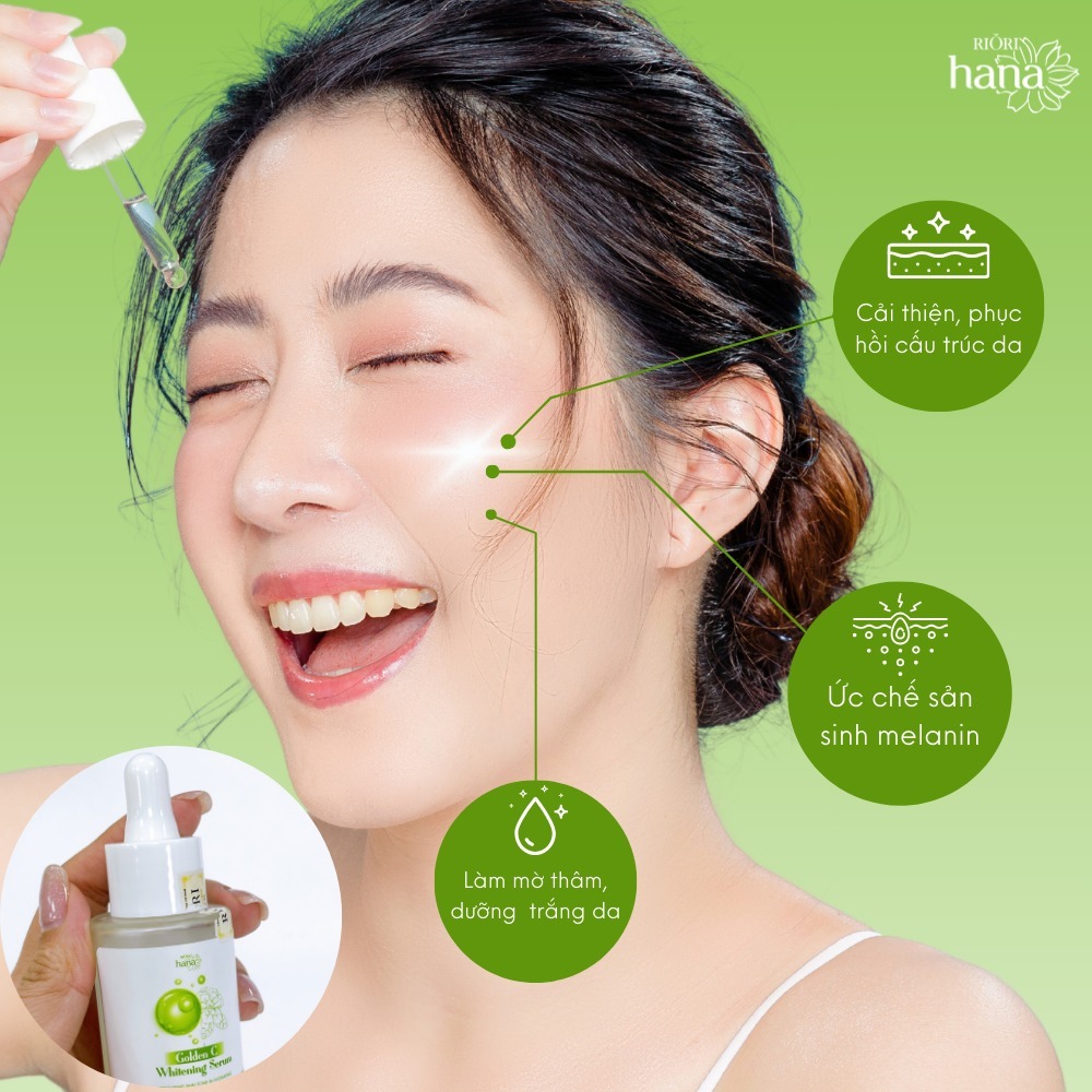 Ảnh Serum Dưỡng Sáng Đều Ngừa Lão Hóa Da RIORI HANA  Golden C Whitening Seum 2