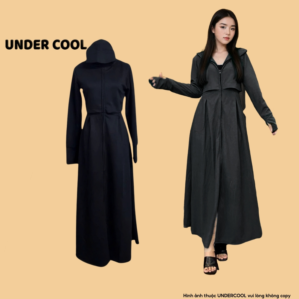 Áo Chống Nắng Toàn Thân Ngực 2 lớp UNDERCOOL Nỉ Cotton Cao Cấp Vải Umi Cotton Co Dãn 4 dày dặn ACN06