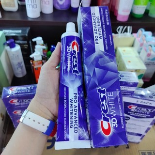 Kem Đánh Răng Crest 3D White Advance Whitening trắng răng, sạch mảng bám - CÔ THƯ MARKET