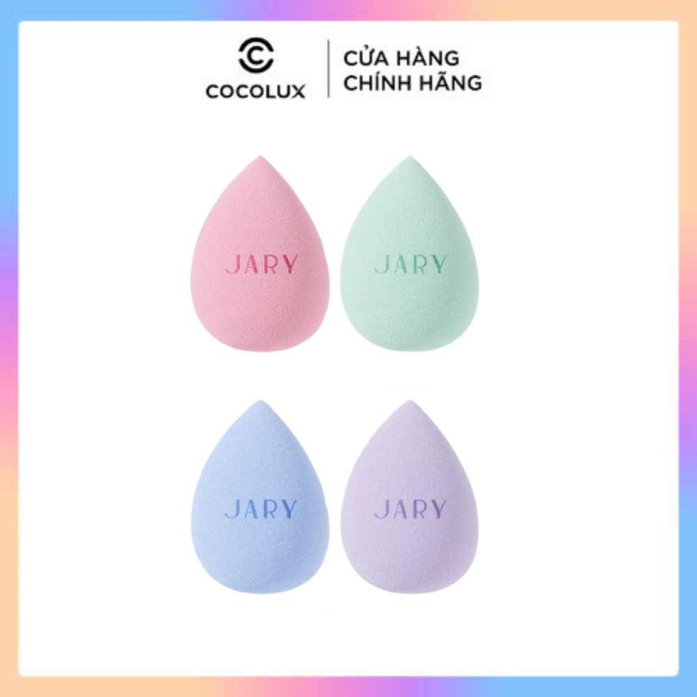 Mút Tán Nền Jary Make Up Sponge Giọt Nước - S02 Full Box Cocolux