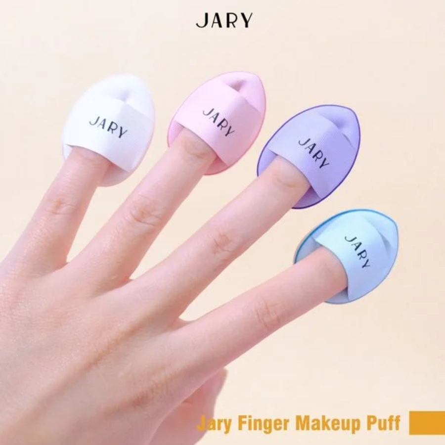 Mút Trang Điểm Jary Finger Makeup Puff Ngón Tay (Set 2 Cái) Cocolux