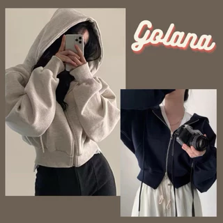 Áo khoác Nỉ Crotop Hàn dáng rộng siêu xinh , Áo Sweater Nỉ Dài Tay Badsix ( có bigsize)