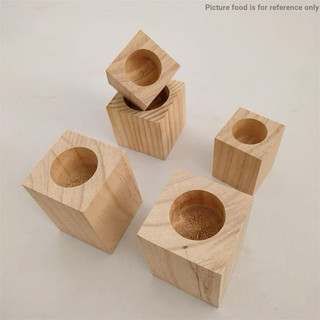 set 4 cái [Nâng cao chân bàn] Tăng chiều cao chân giường Bàn Đệm chân ghế chân tủ