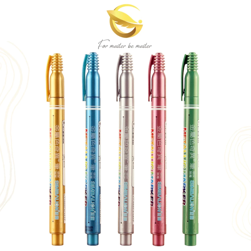 Bút nhũ Simbalion MM610 1.2mm 5 màu lựa chọn an toàn sử dụng