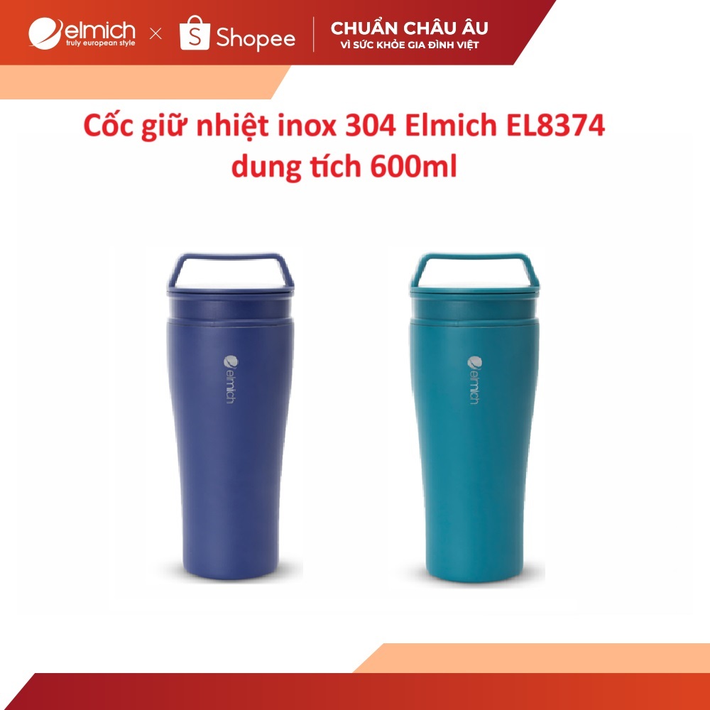 Cốc giữ nhiệt inox 304 Elmich EL8374 dung tích 600ml