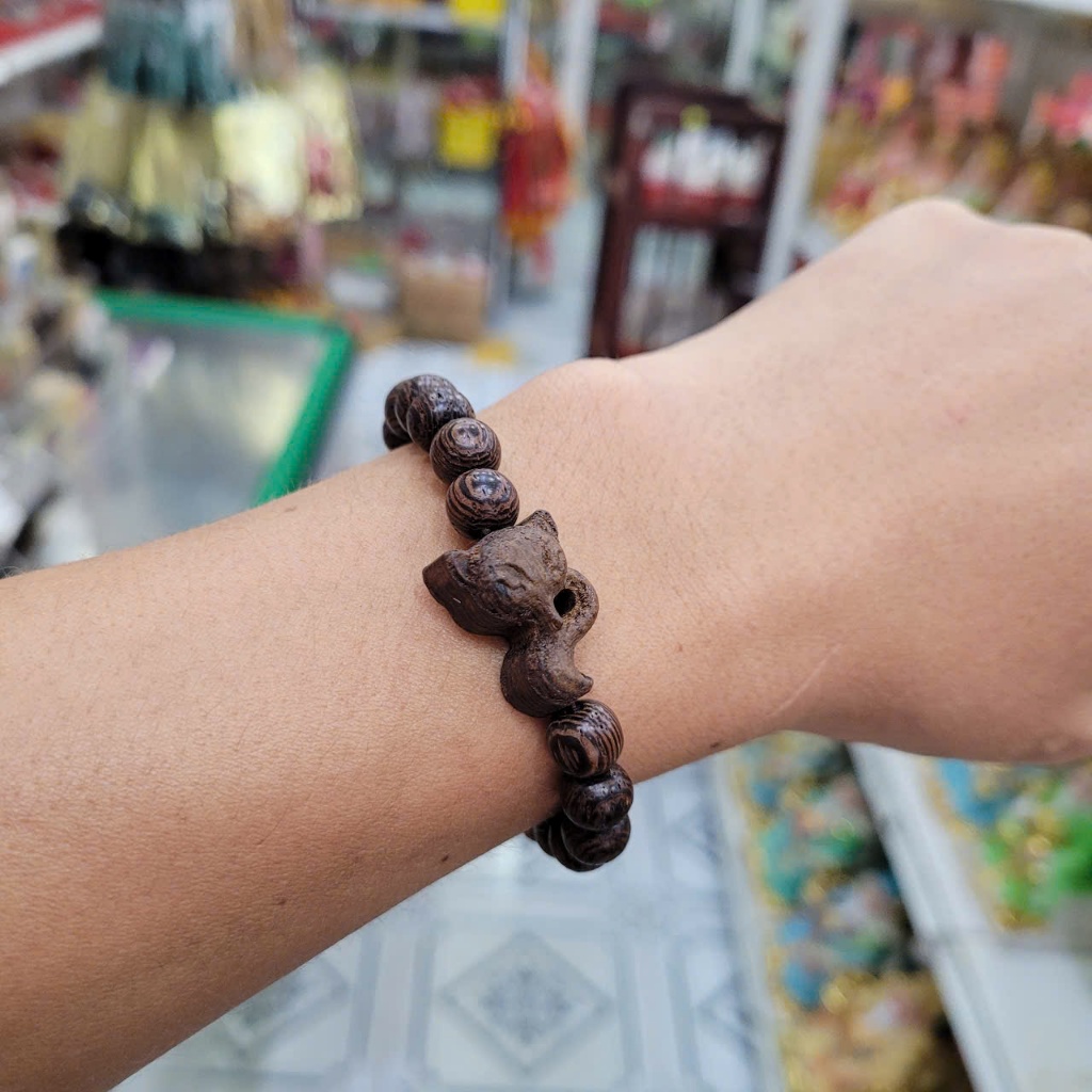 Vòng Tay Chuỗi Hạt Gỗ Tự Nhiên Hồ Ly - Phụ Kiện Trang Trí Tinh Tế