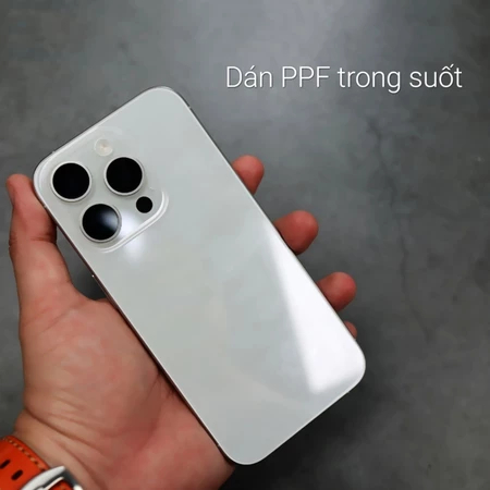 Miếng dán PPF iPhone trong thần thánh bảo vệ mặt trước, mặt sau cho iPhone 6 --> 16 Pro Max