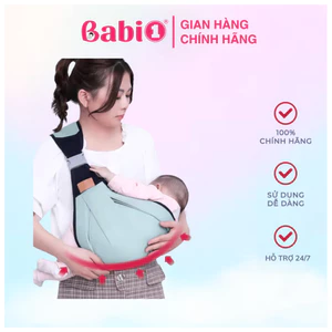 Địu Em Bé BABIONE Đai Địu Lưới Trợ Lực, Tùy Chỉnh Cỡ Địu Em Bé Sơ Sinh Đến 3 Tuổi