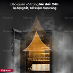 Tủ sấy bát đĩa 180L khử khuẩn tia UV, ozone FUJIHOME Nhập Khẩu, Máy sấy chén bát khử trùng đa năng bảo quản vô trùng 24h — ảnh 6