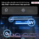 Tủ sấy bát đĩa 180L khử khuẩn tia UV, ozone FUJIHOME Nhập Khẩu, Máy sấy chén bát khử trùng đa năng bảo quản vô trùng 24h — ảnh 8