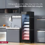 Tủ sấy bát đĩa 180L khử khuẩn tia UV, ozone FUJIHOME Nhập Khẩu, Máy sấy chén bát khử trùng đa năng bảo quản vô trùng 24h — ảnh 3