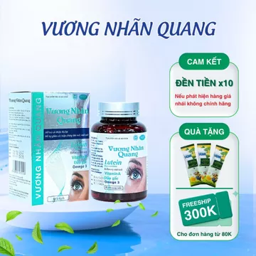 Vương Nhãn Quang - Viên Uống Bổ Mắt Cao Cấp Giảm Mờ Mắt,Khô Mắt,Mắt Nhìn Mờ