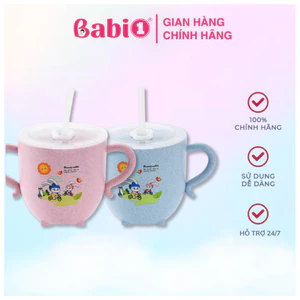 Cốc Tập Hút Cho Bé BABIONE Cốc Uống Nước Lúa Mạch Cho Bé Phát Triển Kỹ Năng Tự Lập Từ 6 Tháng Tuổi