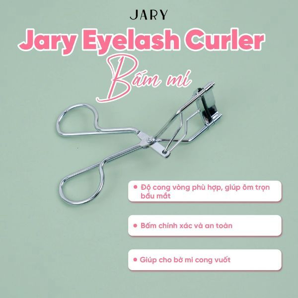 Kẹp Mi Jary Eyelash Curler - Màu Bạc - Full Box Cocolux