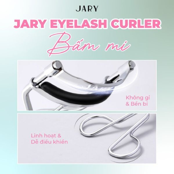 Kẹp Mi Jary Eyelash Curler - Màu Bạc - Full Box Cocolux