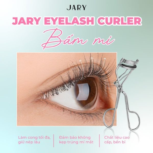 Kẹp Mi Jary Eyelash Curler - Màu Bạc - Full Box Cocolux