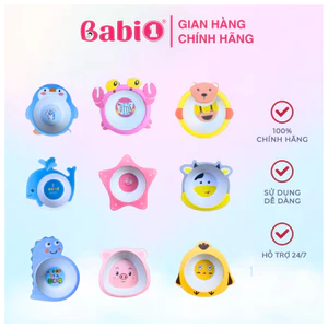 Bát Ăn Dặm Sợi Tre Babi1, Chén Ăn Dặm Sợi Tre Kháng Khuẩn, An Toàn Cho Bé, Bát Hình Thú