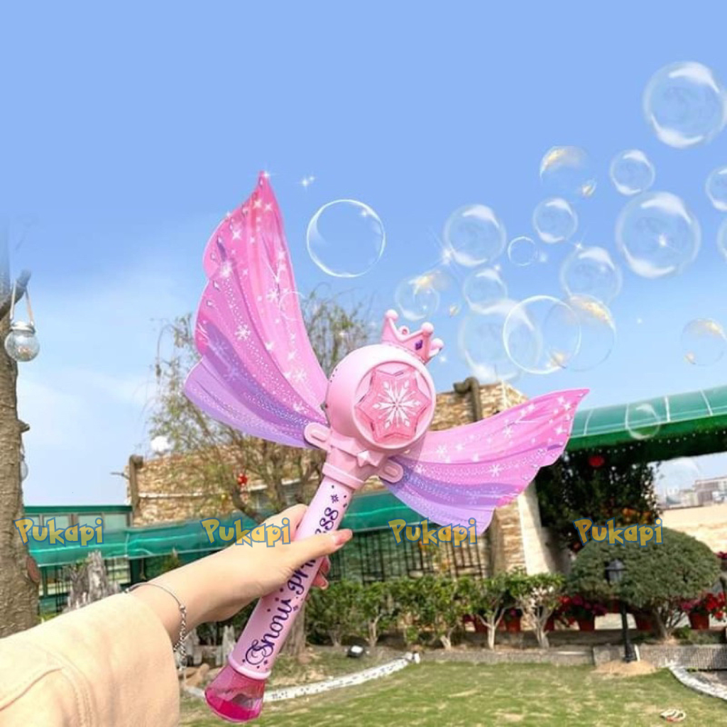 Đồ Chơi Gậy Thổi Bong Bóng Công Chúa Tuyết Elsa Có Nhạc Đèn Gậy Công Chúa - Đồ Chơi PUPU HOUSE