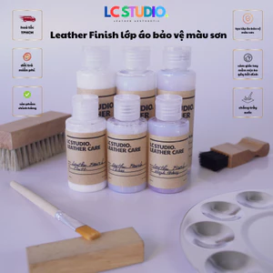 Leather Finish Chốt Bóng Bảo Vệ Màu Sơn Phục Hồi Dành Cho Đồ Da, Sofa, Nội Thất Ô Tô, Giày Dép, Túi Xách LC Studio.