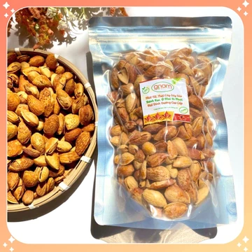 Hạt Hạnh Nhân Rang Bơ Vỏ Mỏng Hạt Hạnh Nhân Mỹ Giòn Ngon Chất Lượng Trên Từng Hạt Hàng Loại 1 - Túi 500g/1 Kg