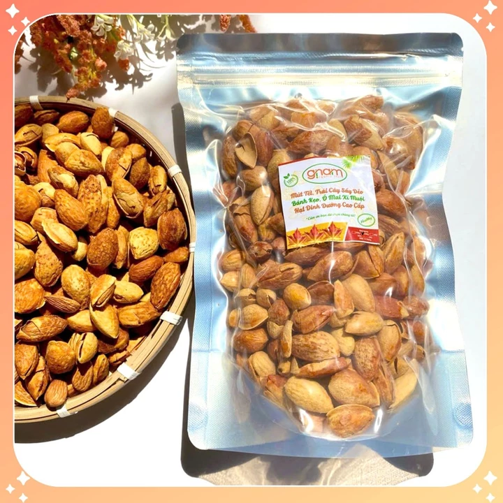 Hạt Hạnh Nhân Rang Bơ Vỏ Mỏng Hạt Hạnh Nhân Mỹ Giòn Ngon Chất Lượng Trên Từng Hạt Hàng Loại 1 - Túi 500g/1 Kg