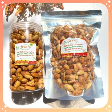 Hạt Hạnh Nhân Rang Bơ Vỏ Mỏng Hạt Hạnh Nhân Mỹ Thơm Ngon Chất Lượng Ăn Là Thích Hàng Loại 1 - Hộp 450g