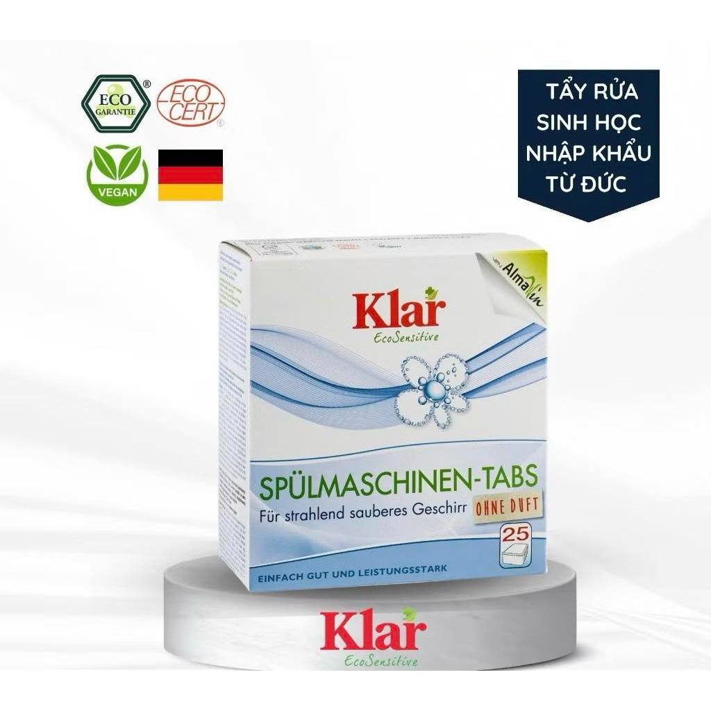 Viên Rửa Chén Bát dành cho máy Klar/ Etamine du lys Dishwashing Tablets