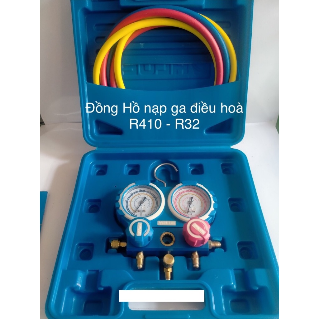 Bộ đồng hồ R22 - R410 nạp gas lạnh [FREESHIP] / đo áp suất gas lạnh ...