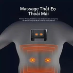 Đệm điều hòa ô tô, nệm thông gió làm mát, áo quạt ghế ô tô 24 quạt, 2 điểm masage Lưng 12/24V dùng cho Mọi Xe - Autox — ảnh 2