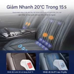 Đệm điều hòa ô tô, nệm thông gió làm mát, áo quạt ghế ô tô 24 quạt, 2 điểm masage Lưng 12/24V dùng cho Mọi Xe - Autox — ảnh 5