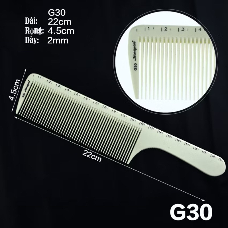 Lược Bản To - Lược G30 - Lược Cắt Tóc Moneyecom Japan G30 Cao Cấp