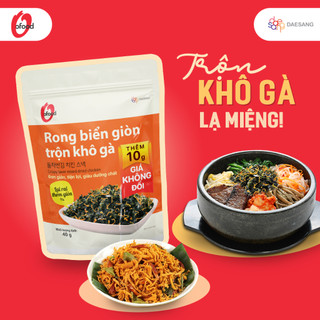 COMBO 3 Rong biển giòn trộn 3 vị O’Food 40g – Đồ ăn vặt ngon, ăn liền, trộn cơm, cháo.