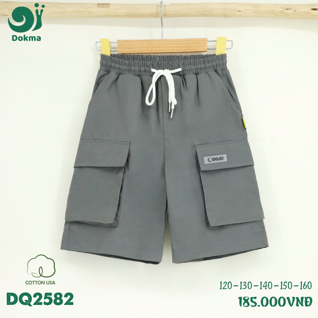 (30-45kg) Quần Túi Hộp BT Chất Kaki Dokma DQ2579 DQ2581 DQ2582