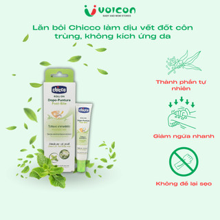 Bộ Sản Phẩm Chăm Sóc Da Bé Chicco Lăn Bôi Muỗi Và Xịt Xua Muỗi Chiết Xuất Tự Nhiên An Toàn Cho Trẻ