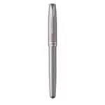 Bút lông bi, bút ký cao cấp mạ vàng & chrome Parker Sonnet, thân kim loại màu bạc, có túi giấy — ảnh 7