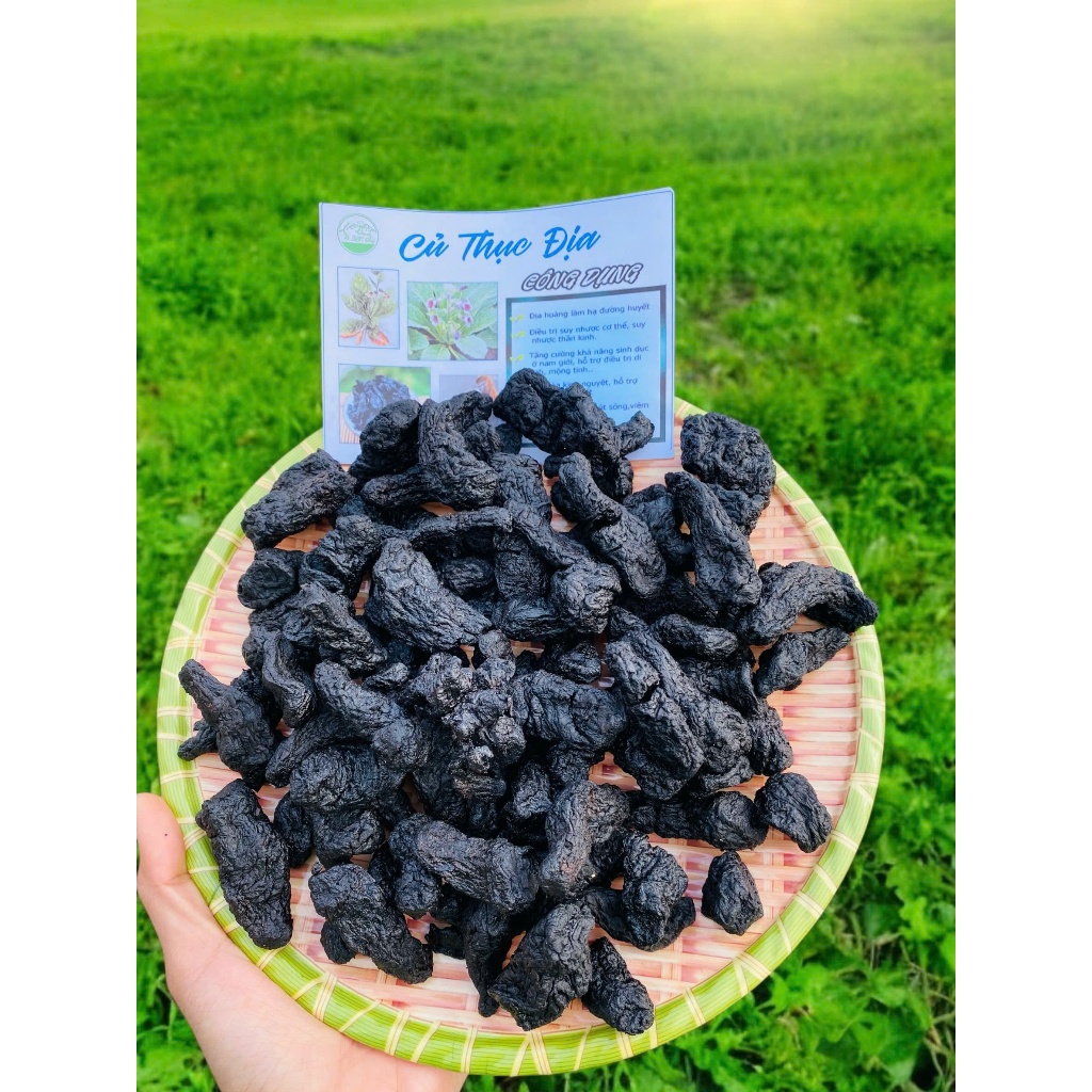 Củ Thục địa khô 1kg ( Thục địa hoàng củ to, thơm, dẻo)
