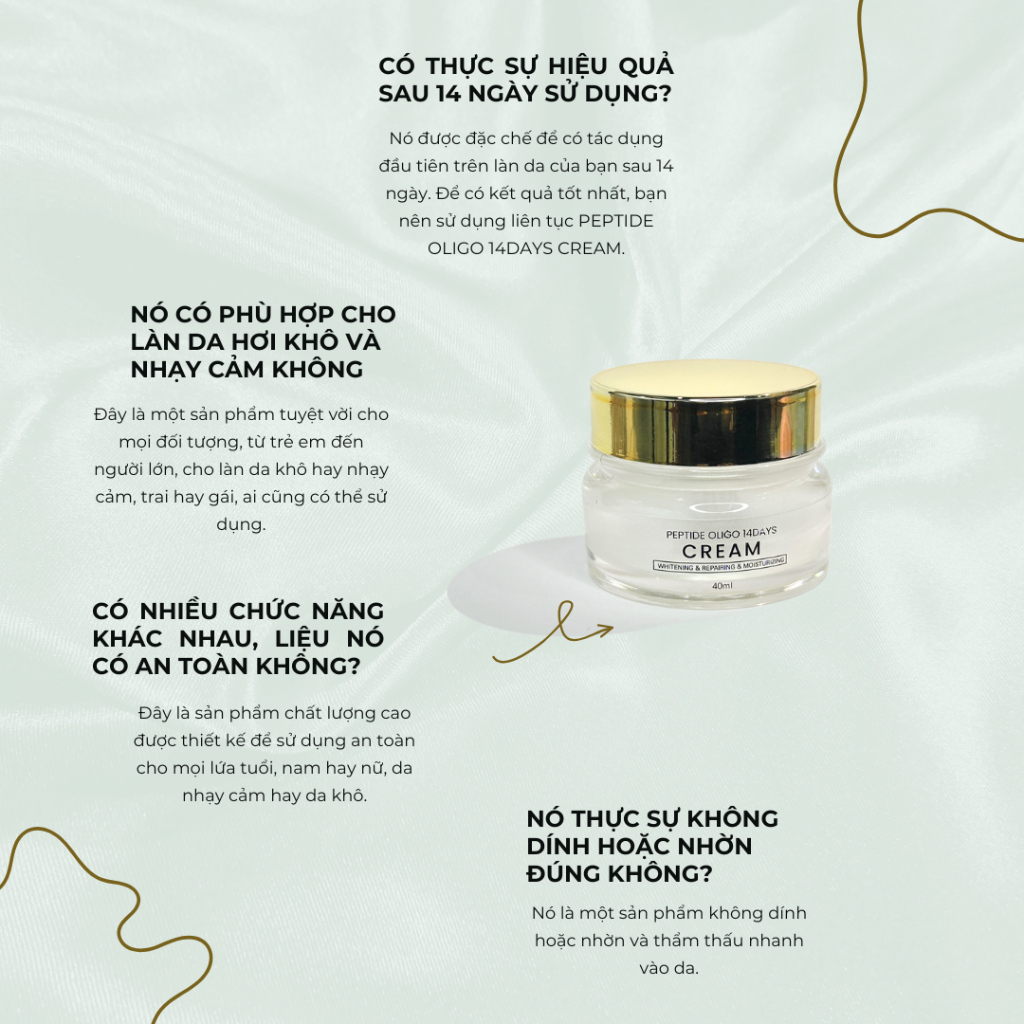 Kem Dưỡng Koviepartners Peptide Oligo 14 Days – Phục Hồi, Cấp Ẩm, Chống Lão Hóa