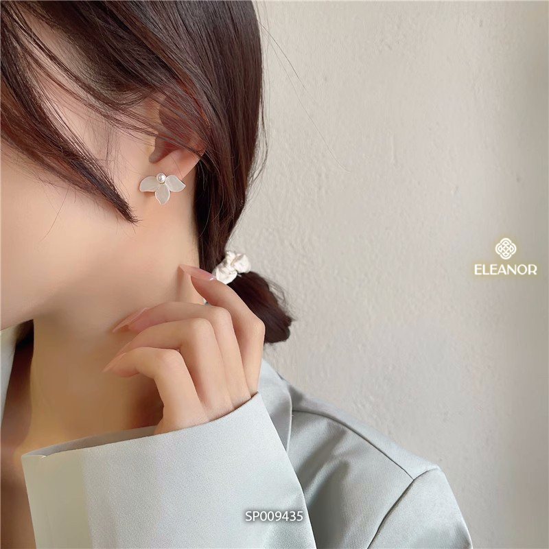 Bông tai nữ Eleanor Accessories ngọc trai nhân tạo phụ kiện trang sức khuyên tai 9435