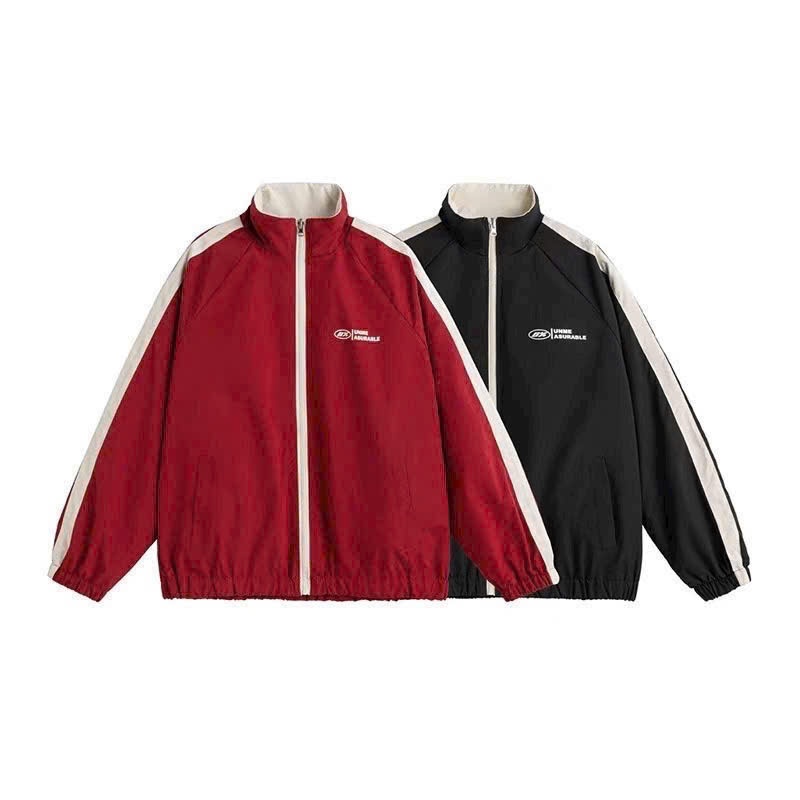 Áo Khoác DÙ CỔ CAO 2 MẶT UNISEX Cực Đẹp BASIC Phong Cách